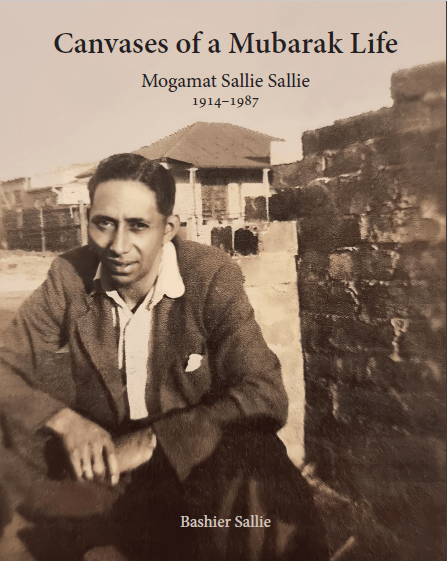 Cover of a book called 'Canvases of a Mubarak Life'